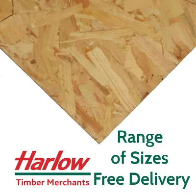 OSB Sterling Board Sheets 9 11 18 Mm Oriented Strand Panel Flakeboard Cut Sizes • £27.99