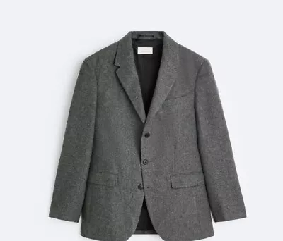 Zara OVERSIZED WOOL BLEND BLAZER • $30