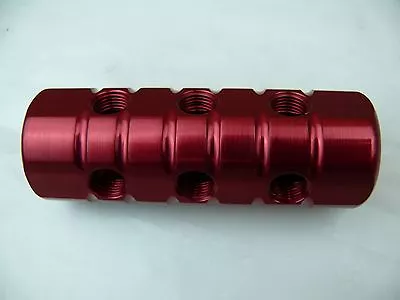 $18.80 • Buy S-max V6 Vacuum Manifold Block Carb Fuel Turbo Wastegate Boost Performance Red