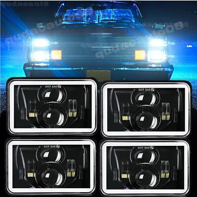 4X 4x6  Led Headlights For GMC C1500 2500 3500 K1500 K2500 K3500 1982-1986 Truck • $79.50