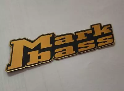 Mark Bass Logo Gold Color 150mm = 5.9  • $12.99