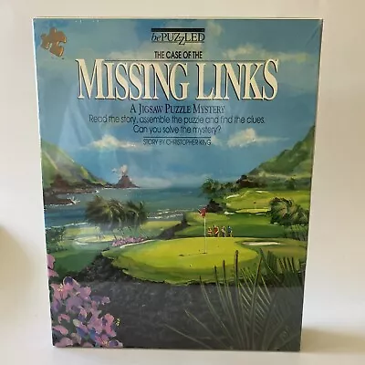 Vintage Sealed 1990 Mystery Game Be Puzzled The Case Of The Missing Links Puzzle • $19.99