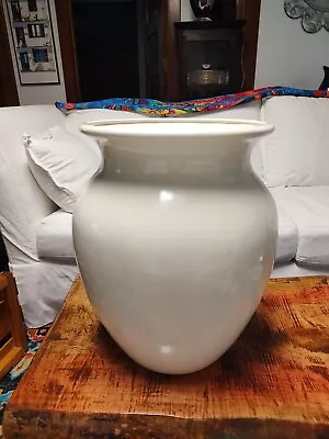 Large Off White Haeger Potteries Vintage Vase • $119