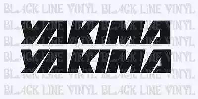 2x  WHITE  Yakima Stickers 8 X1.5  For Roof Rack Etc. Many Color To Choice • $6.99