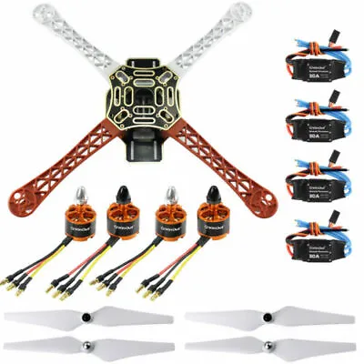 JMT DIY RC Drone Aircraft Kit 4-axis F450-V2 Frame 920KV CW CCW Brushless Motor • $68.94