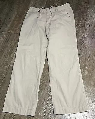 Em's Of Mason's Men’s Cargo Jogger Pants 31x28 Khaki Military Hiking Italy • $84.49