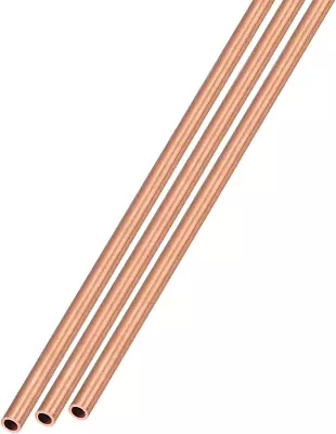 Copper Tube (2.5Mm OD X 0.25Mm Wall T X 300Mm L) 3Pcs Straight Tubing • $12.09