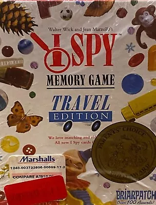 I Spy Memory Game Travel Edition Briarpatch Scholastic AWARD WINNING! New Sealed • $4