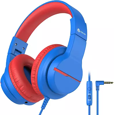 IClever Kids Headphones For School Travel Safe Volume 85/94dB HD Mic Stereo So • $27.95