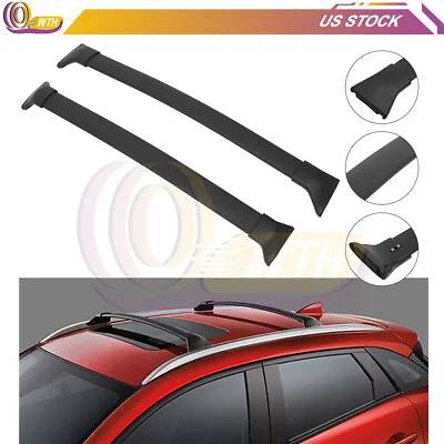 Cross Bar Set For 2016-2019 Mazda CX-3 CX3 Roof Rack Luggage Cargo Carrier Black • $73.20