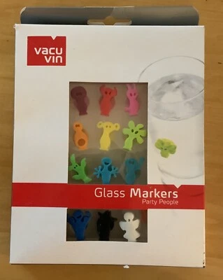 $4 • Buy Drink Glass Markers - Party People Vacuvin