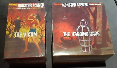 2 Moebius Monster Scenes Snap Together Kits THE VICTIM & HANGING CAGE Sealed New • $55.19