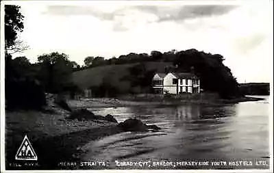 Menai Straits Wales Merseyside Youth Hostels Real Photo Vintage Postcard • £8