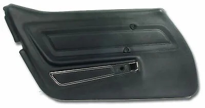 Corvette C3 Door Panel Black Standard LH 1977 • $459.99