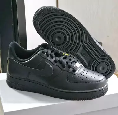 Nike Air Force 1 Low Top Black Knight Men's Shoes • $72
