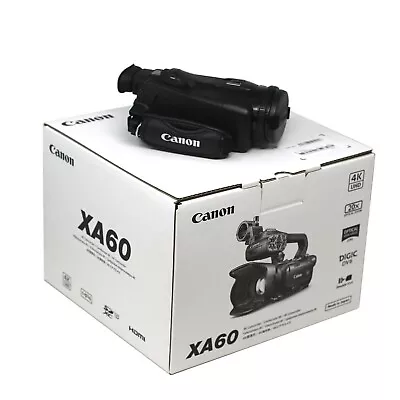 Canon XA60 Professional UHD 4K Camcorder (With Hand Grip) • £1920