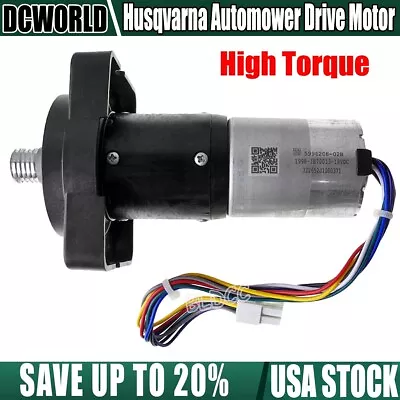 Husqvarna Automower Drive Wheel Motor DC 12V-36V Lawn Mower Gear Motor Low-Speed • $69.99