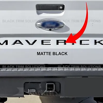 Matte Black Tailgate Insert Decals Letters Stickers For Ford Maverick 2022-2024 • $15.99