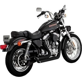 Vance & Hines 47223 Black Shortshots Staggered Exhaust Harley Sportster 99-03 • $599.99