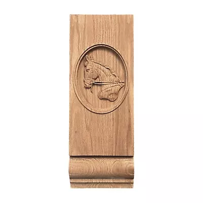 Horse Profile Fireplace Solid Hardwood Plinth Blocks • £77.21