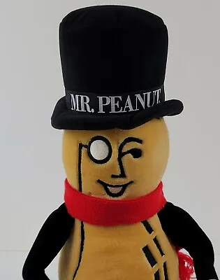 Vintage 1991 Mr. Peanut Plush Stuffed Doll With Scarf Cane 26  Planters • $32.99