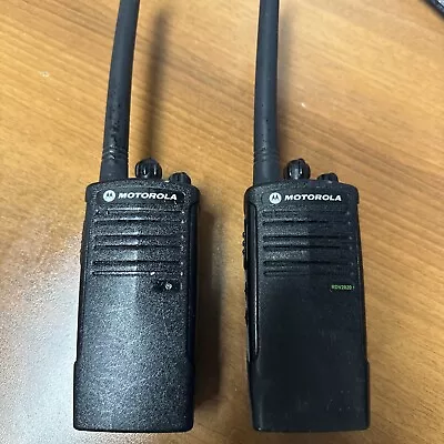 Lot Of 2x Motorola RDV2020 VHF Two-way Radio RV2020BKF2BA W/batteries • $99