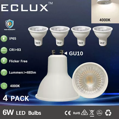 6W GU10 LED Globe Bulb Light Spotlight Warm Cool White Lamp DownLight 200-240V • $20.99