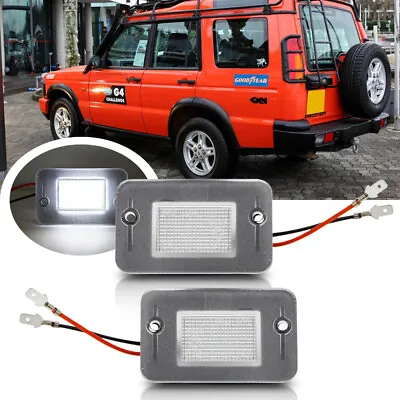 For 1994-2004 Land Rover Discovery 1&2 White LED License Plate Lights Lamps 2pcs • $15.65