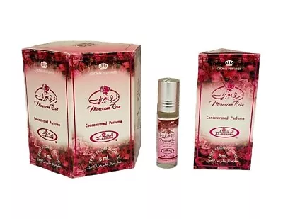 6x6ml Moroccan Rose Al Rehab Genuine Perfume Fragrance Alcohol Free Halal BOXED! • £13.95