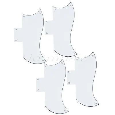4X Pickguards For Gibson Gibson SG 3PLYGuitar Scratch Plate Parts Standard ABS • $34.09