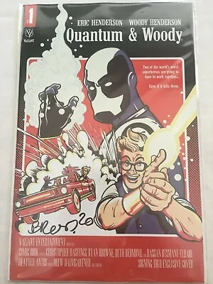 QUANTUM & WOODY (2020) #1 Signing Tour Variant Signed By Ryan Browne • $14.99