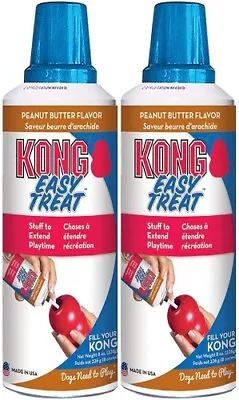 Kong Easy Treat Dog Treat Paste 8 Ounce (2 Pack) Peanut Butter Flavor • $10.99