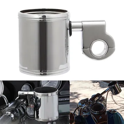 Adjustable Motorcycle Handlebar Cup Holder For Harley Touring 7/8 &1”&1 1/4” • $11.99