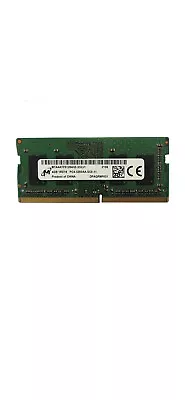 Micron 4GB (1x4GB) DDR4 PC4-3200AA 3200 MHz Laptop SODIMM RAM Memory 260-Pin • £5.99