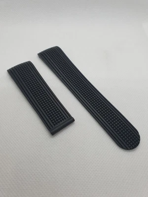 £90 • Buy Ebel Black Rubber Watch Band For Ebel Brasilia XL Chrono 35M5CH  RRP - £165