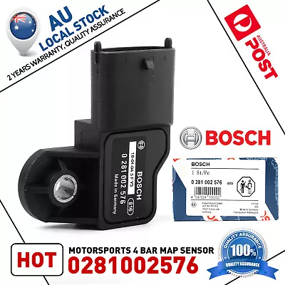 Oem Genuine Bosch 0281002576 Motorsports 4 Bar Map Sensor For Turbo Custom Boost • $54.79