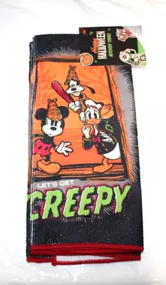 Mickey Mouse Halloween 2 Pack Kitchen Towels Donald Duck Goofy Disney • $19.95