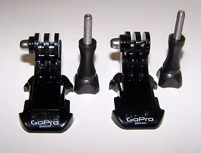  2x GENUINE GoPro Vertical Surface J-Hook Buckle Mounts For All GoPro Cameras • $19.99