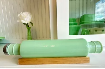 Jadeite  Martha By Mail Rolling Pin Made By Fenton From An Original McKee Mould • $112.50