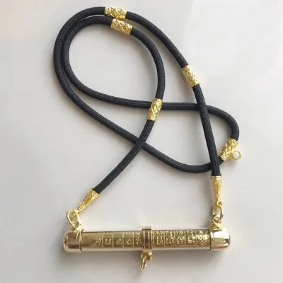 $39.10 • Buy Necklace Takrud Talisman Billionaire Mantra Pendant Takrut Thai Buddha Amulet