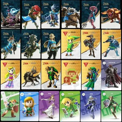 $39.56 • Buy 24PCS Zelda Breath Of The Wild NFC Amiibo Tag Game Cards For Switch Full Set