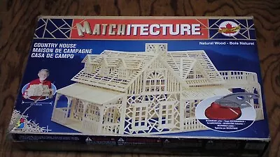 Matchitecture Country House Matchstick Model Construction Craft Kit - For Parts • $17.99