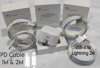 £9.49 • Buy Genuine IPhone 14 13 12 11 Pro Max 20W USB C Power Adapter PD Plug Fast Charger