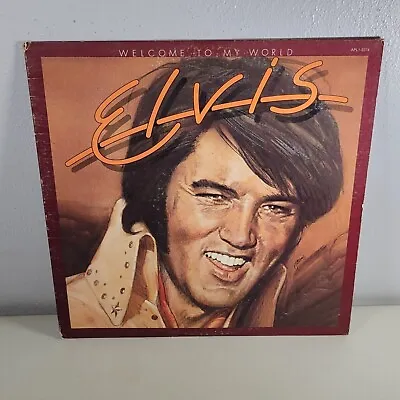 Vintage Elvis Presley Vinyl Welcome To My World LP 1977 • $10.17