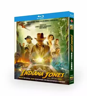 Indiana Jones And The Dial Of Destiny: 2023 Blu-ray BD Movie Box Set New • $27.16