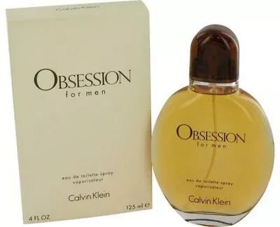 OBSESSION By Calvin Klein 4.0 Oz 4 MEN Edt Cologne New In Box • $23.79