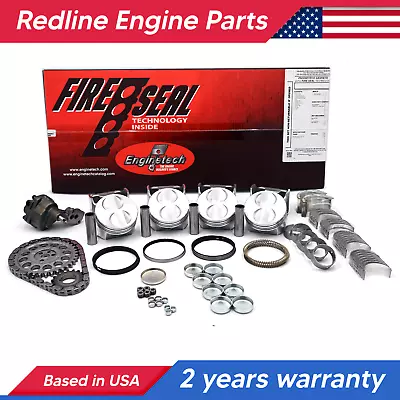 302 Engine Rebuild Kit W/ Flat Tops FITS Ford 87-95 Ford 302 5.0L V8 Car Mustang • $369.30