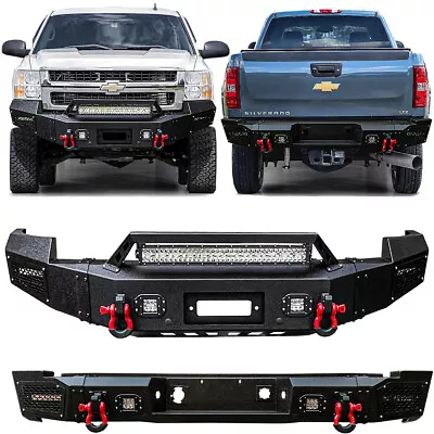 Vijay  Fits 2007-2010 Chevy Silverado 2500/3500 Front Or Rear Bumper With Light • $779.99