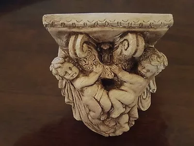 £22 • Buy 2 Architectural Ornate Plaster Cherub Corbel Bracket Shelf Wall Decor Plaque New