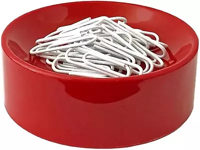 Blue Feather Products Clipwell Magnetic Paper Clip Holder - Easy Toss & Pick-Up • $20.47